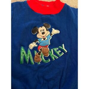 Vintage 1960's Mickey Mouse Kids Shirtees Graphic Short Sleeve Sweatshirt 5/6‎